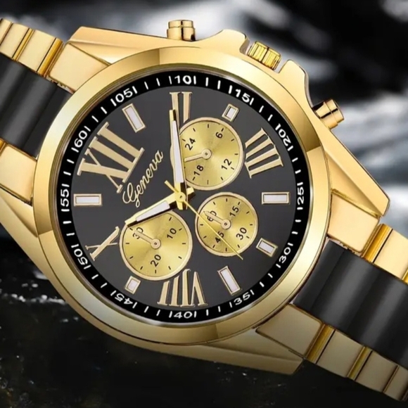 Gold and Black Espen Watch - Picture 3 of 4